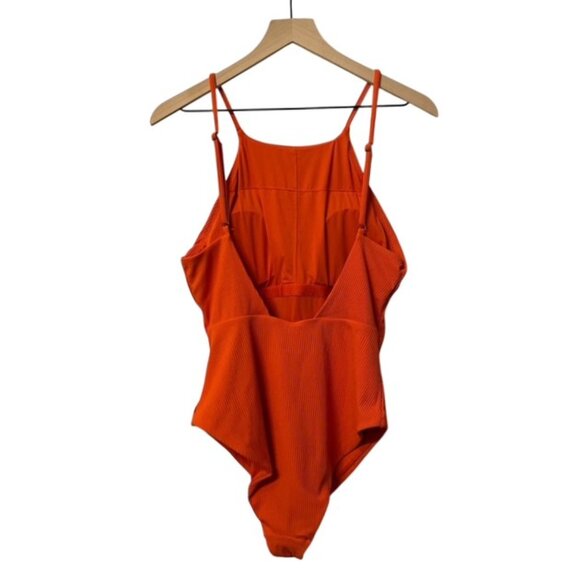 NWT Andie Asbury Rib One Piece Swimsuit Sire Orange Size XL - Picture 3 of 15